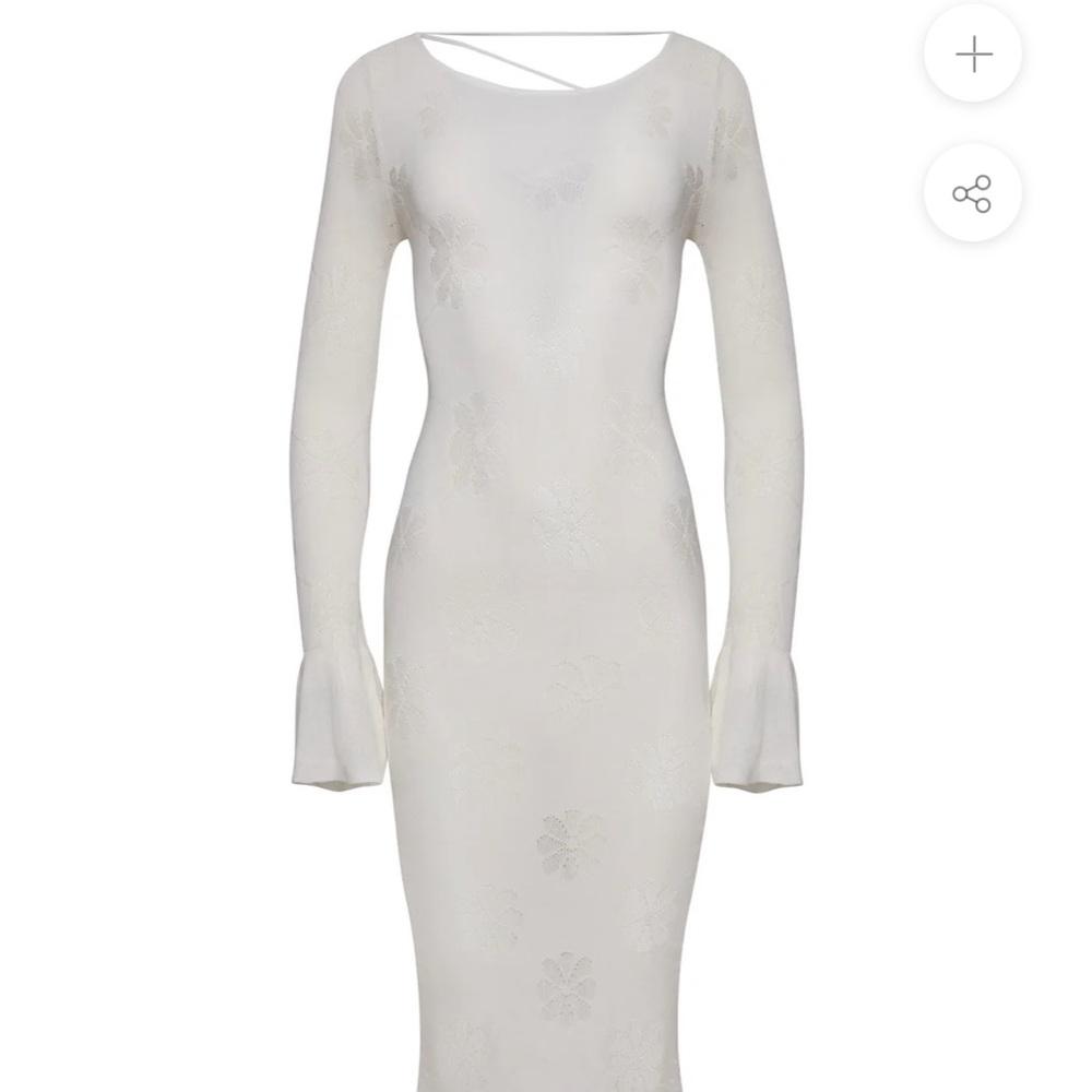 Asta Resort Venetian White Dress XS